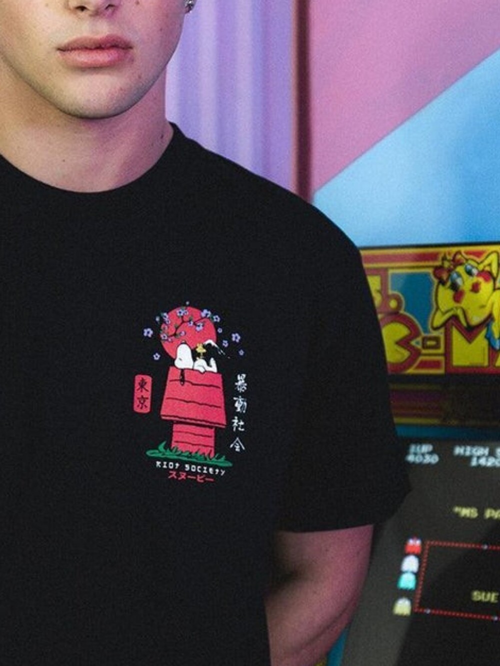 Riot Society Peanut Pagoda Men's Tee. Large - Picture 5 of 10
